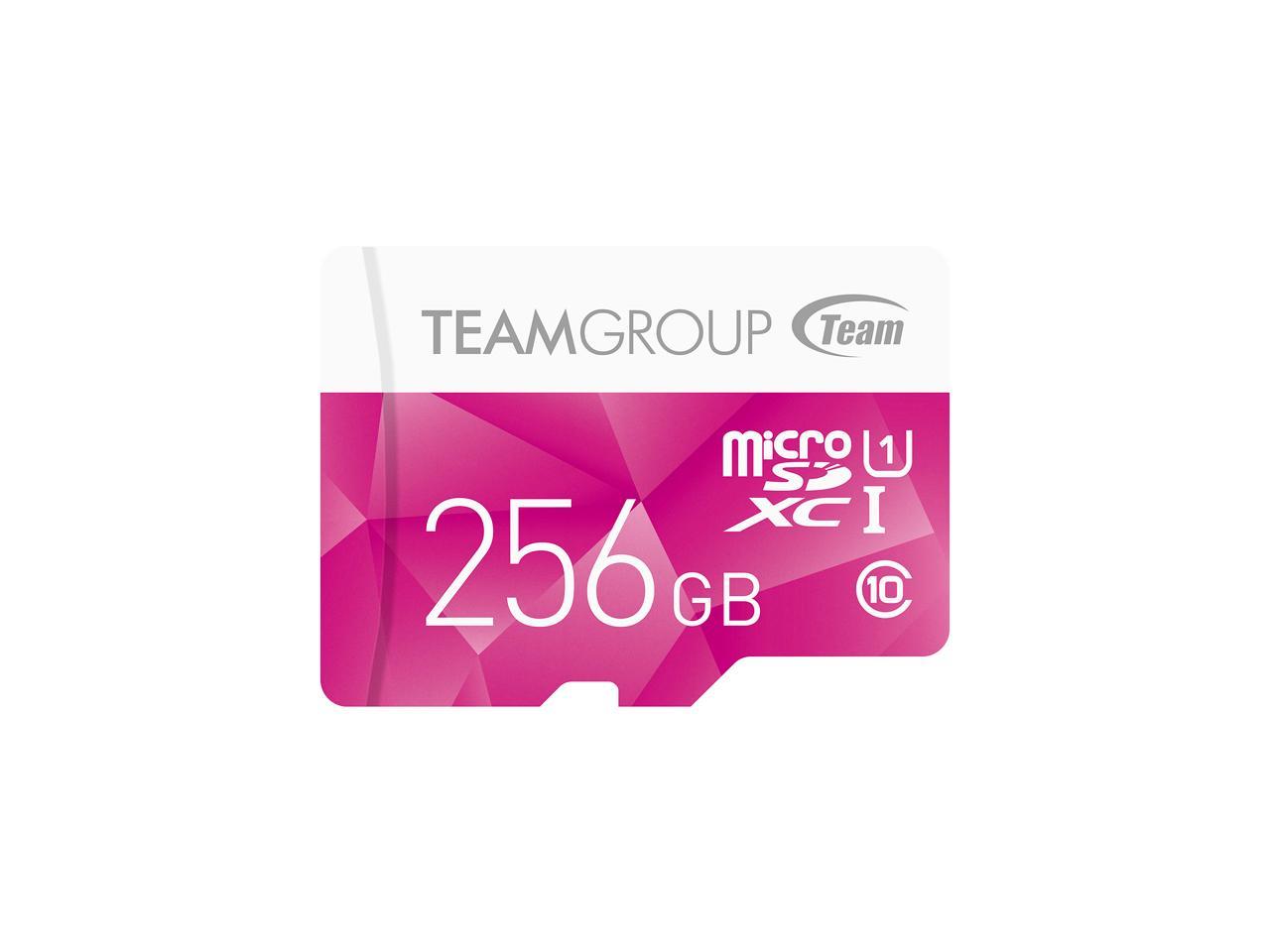 Team Group 512Gb Color Microsdxc Uhs-I/U1 Class 10 Memory Card With Adapter, Speed Up To 80Mb/S (Tcusdx512Guhs54)