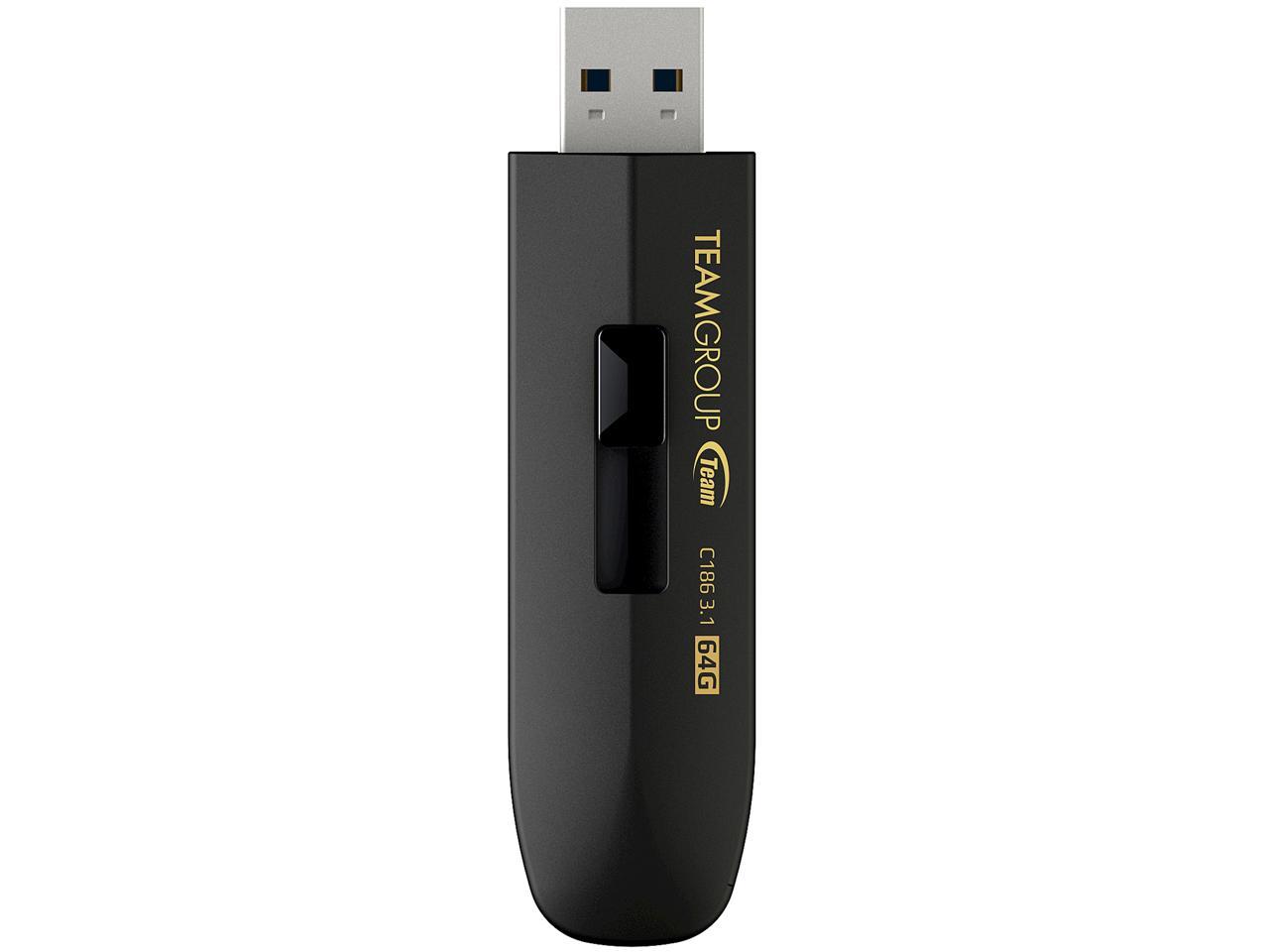 Team Group 64Gb C186 Usb 3.1 Flash Drive (Tc186364Gb01)