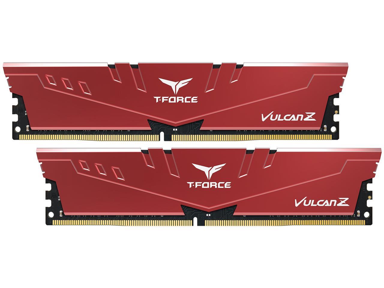 Team T-Force Vulcan Z 16Gb (2 X 8Gb) 288-Pin Ddr4 Sdram Ddr4 3000 (Pc4 24000)