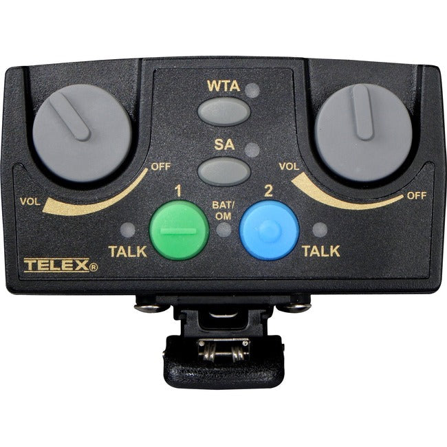 Telex Narrow Band UHF Two-Channel Binaural Wireless Synthesized Portable Beltpack TR-82N-A3R