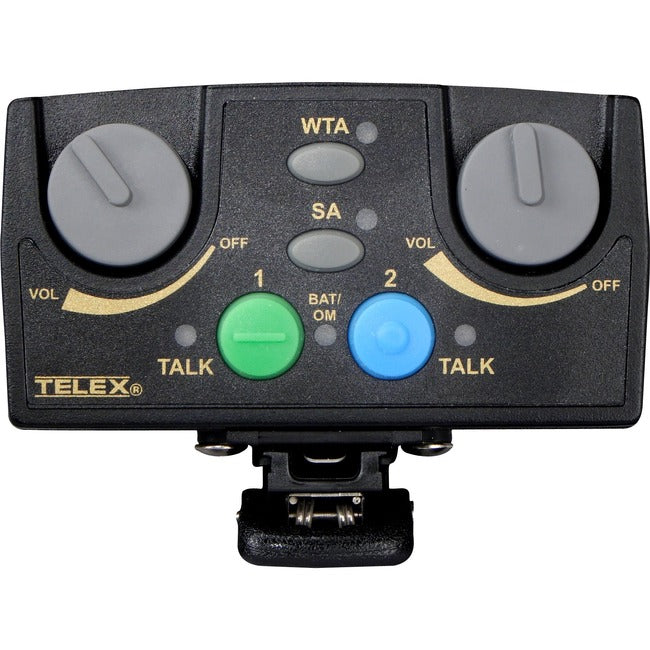 Telex Narrow Band UHF Two-Channel Binaural Wireless Synthesized Portable Beltpack TR-82N-E5