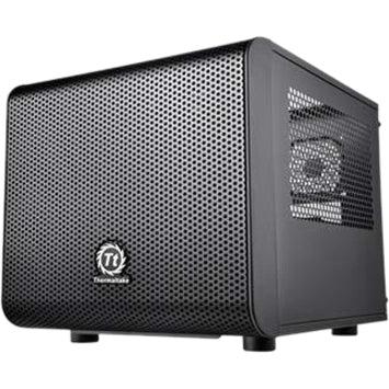 Thermaltake Core V1 Ca-1B8-00S1Wn-00 No Power Supply Mini-Itx Cube Case (Black)