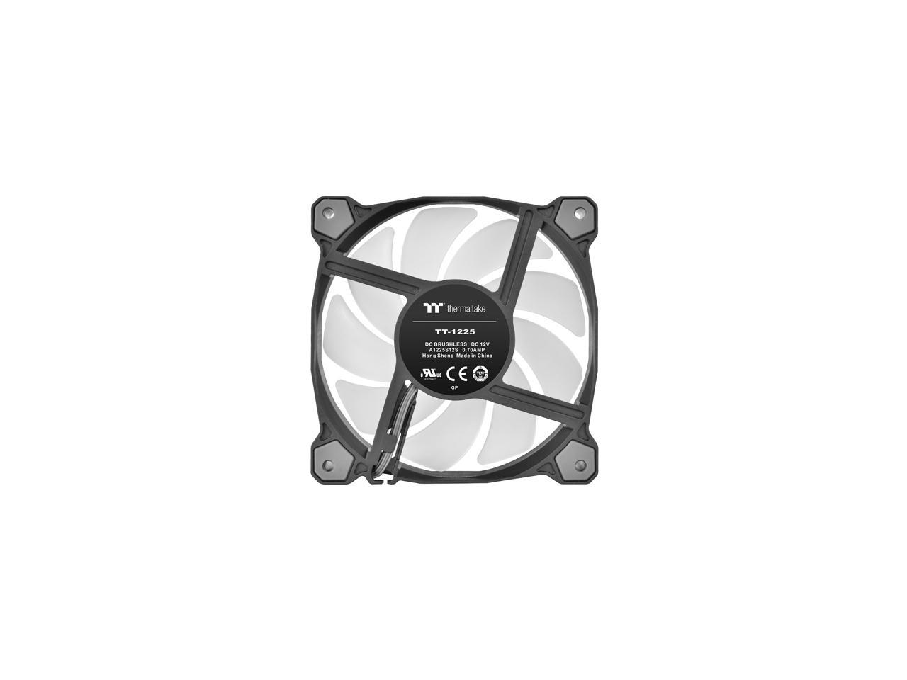 Thermaltake Pure A14 140Mm Green Led Pwm Controlled Hydraulic Bearing High Airflow High Performance Case/Radiator Fan, Cl-F110-Pl14Gr-B