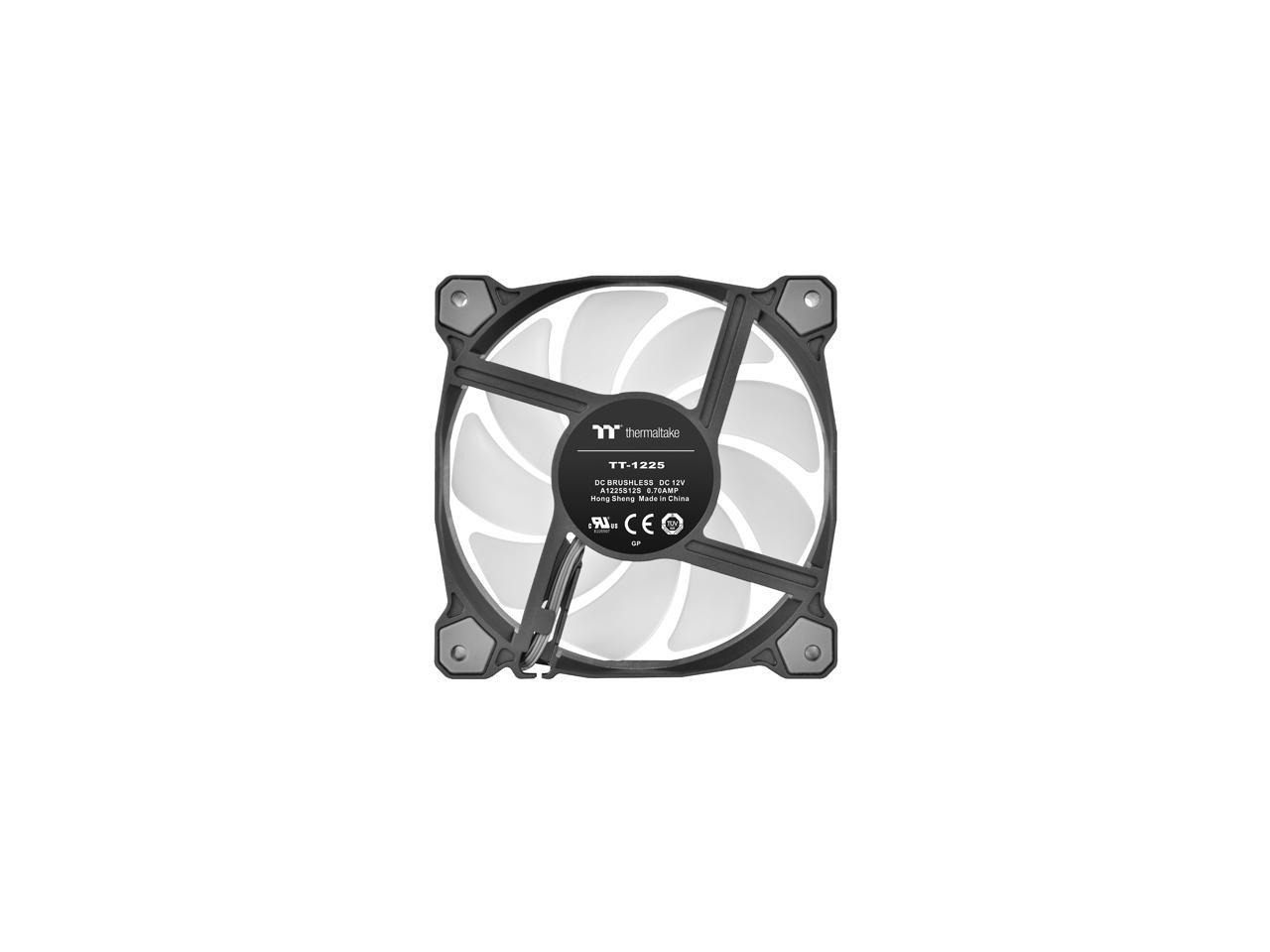 Thermaltake Pure A14 140Mm Red Led Pwm Controlled Hydraulic Bearing High Airflow High Performance Case/Radiator Fan, Cl-F110-Pl14Re-B