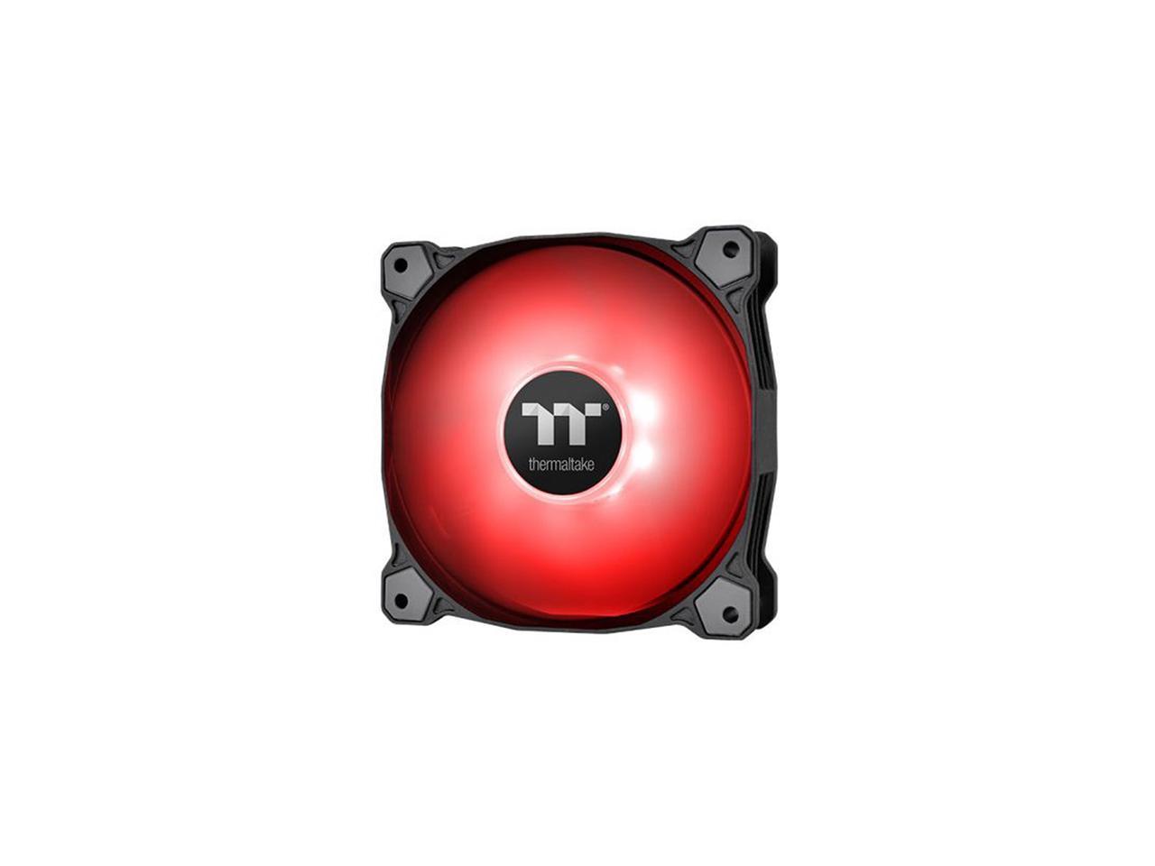 Thermaltake Pure A14 140Mm Red Led Pwm Controlled Hydraulic Bearing High Airflow High Performance Case/Radiator Fan, Cl-F110-Pl14Re-B
