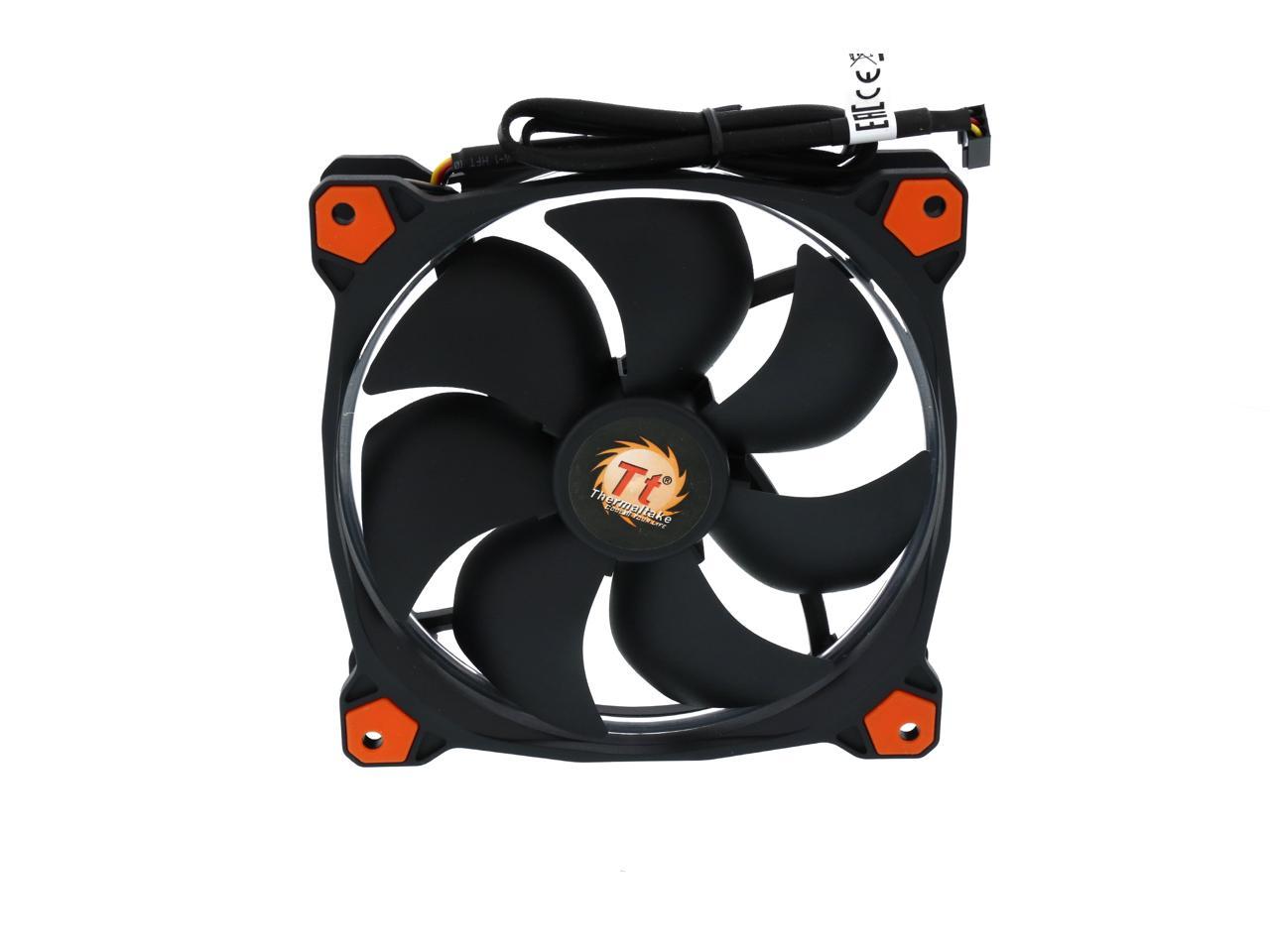 Thermaltake Riing 14 Series High Static Pressure 140Mm Circular Orange Led Ring Case/Radiator Fan Cl-F039-Pl14Or-A