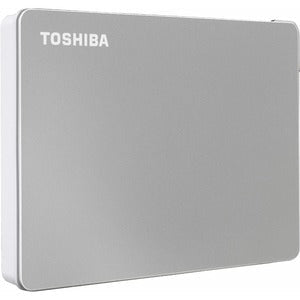Toshiba Canvio Flex HDTX140XSCCA 4 TB Portable Hard Drive - External - Silver