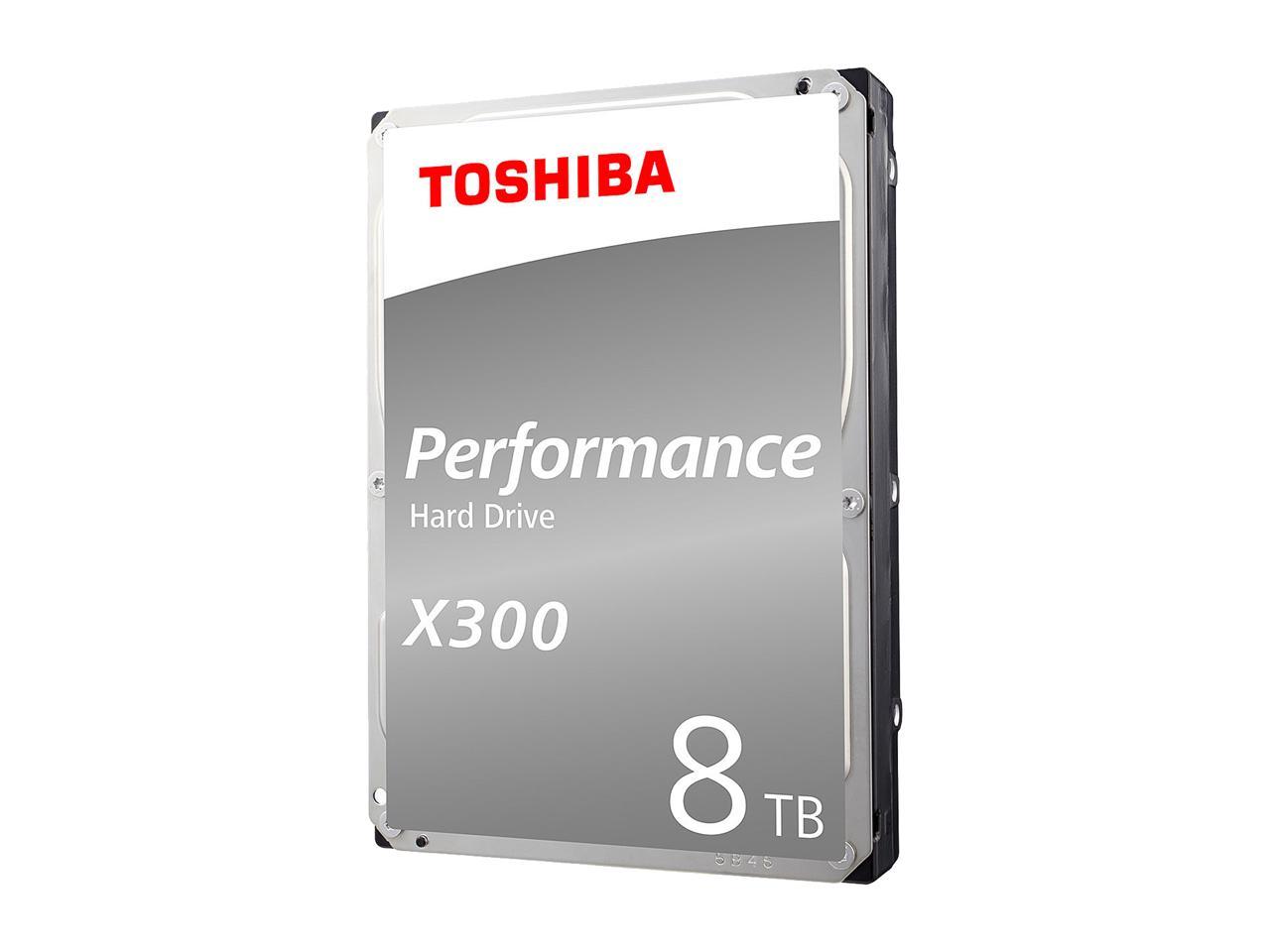 Toshiba X300 8Tb Performance & Gaming Internal Hard Drive 7200 Rpm Sata 6Gb/S 128Mb Cache 3.5 Inch - Hdwf180Xzsta (Retail Package)