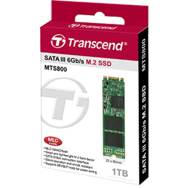 Transcend MTS800 512 GB Solid State Drive - M.2 Internal - SATA (SATA/600) TS512GMTS800