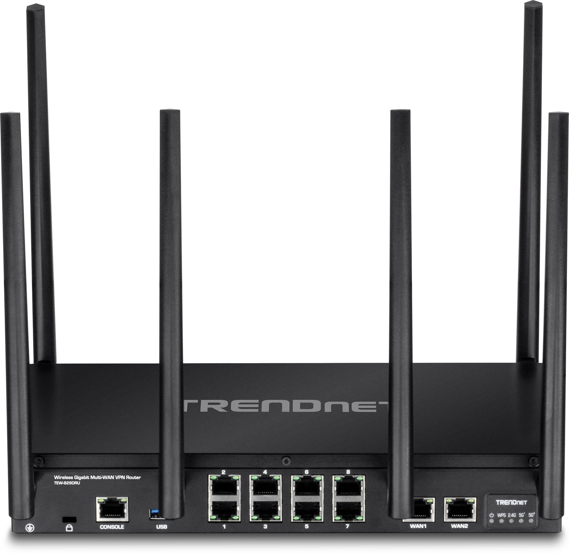 Trendnet Ac3000 Wireless Router Gigabit Ethernet Tri-Band (2.4 Ghz / 5 Ghz / 5 Ghz) 4G Black