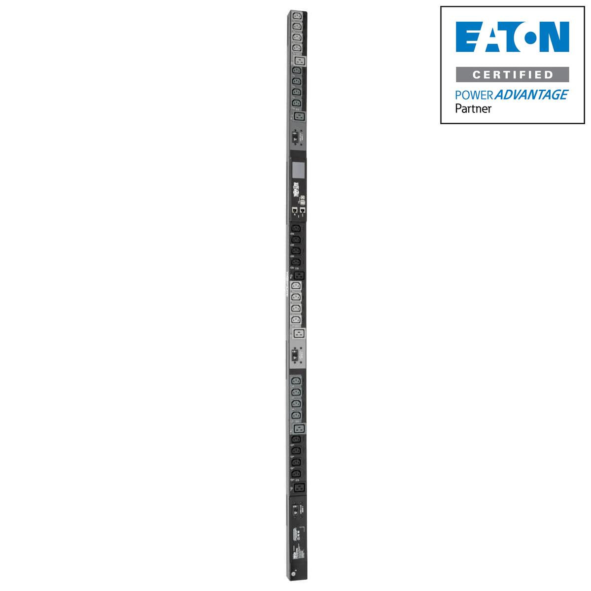 Tripp Lite 10Kw 3-Phase Monitored Per-Outlet Pdu - Lx Platform, 24 C13 & 6 C19 Outlets (208/240V), L15-30P, 0U, Taa