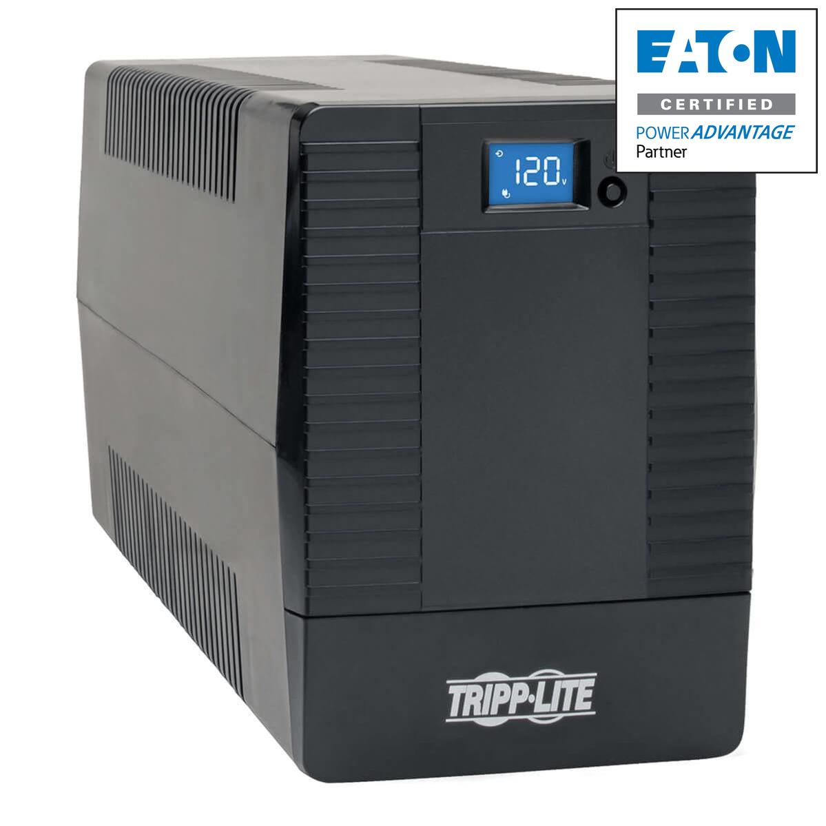Tripp Lite 1200Va 600W Line-Interactive Ups With 8 Outlets - Avr, 120V, 50/60 Hz, Lcd, Usb, Tower