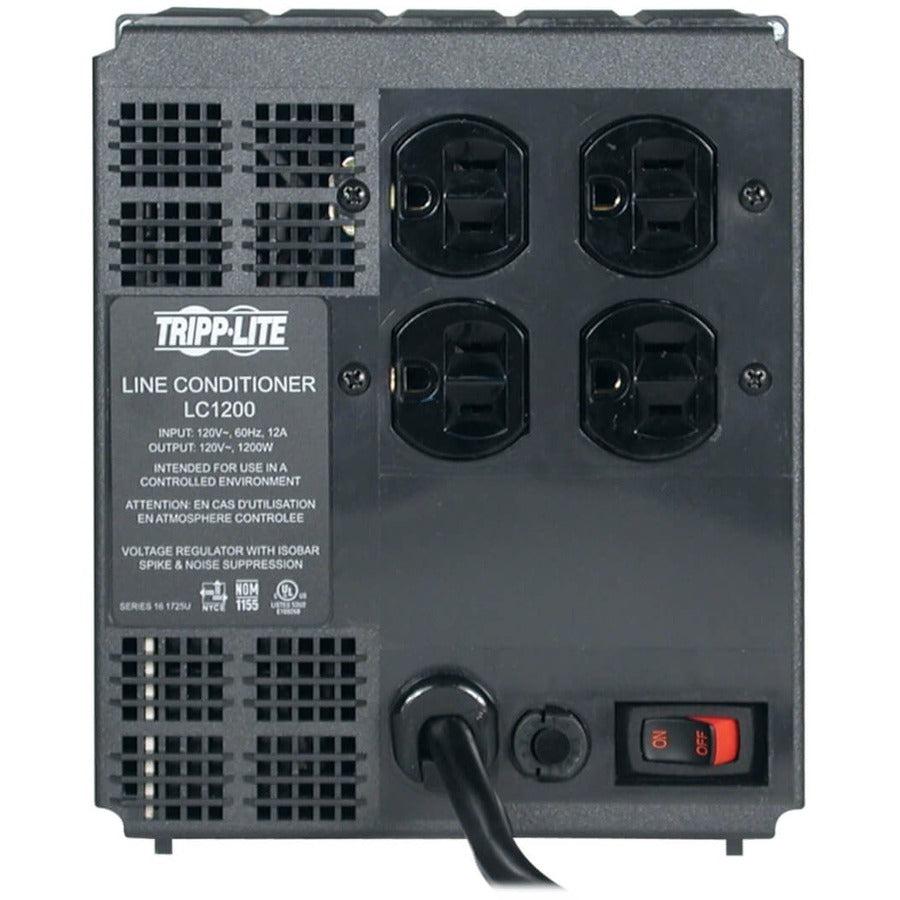Tripp Lite 1200W 120V Power Conditioner With Automatic Voltage Regulation (Avr) And Ac Surge Protection