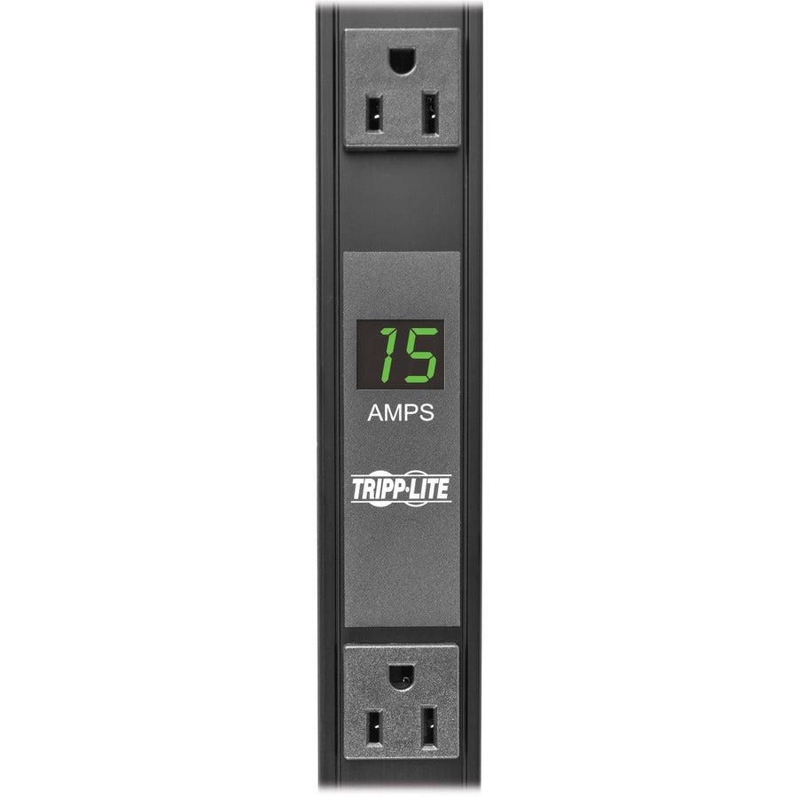 Tripp Lite 1.5Kw 100-127V Single-Phase Metered Pdu - 36 Nema 5-15R Outlets, 5-15P Input, 15 Ft. Cord, 72 In. 0U Rack