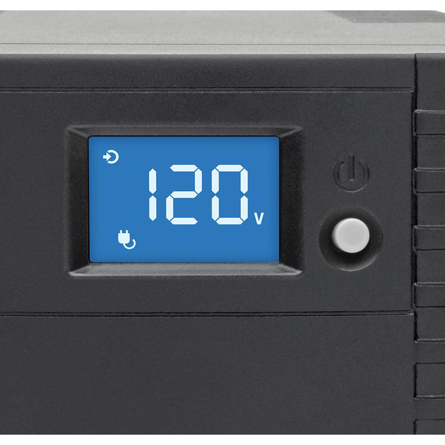 Tripp Lite 700Va 350W Line-Interactive Ups With 6 Outlets - Avr, 120V, 50/60 Hz, Lcd, Usb, Tower