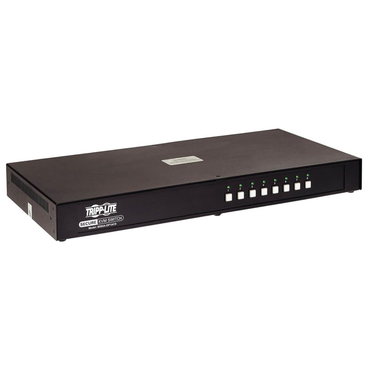 Tripp Lite 8-Port Single-Monitor Secure Kvm Switch, Displayport - 4K, Niap Pp3.0, Audio, Cac, Taa