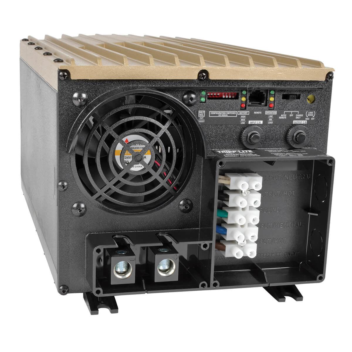 Tripp Lite Apsint3636Vr 3600W Aps Int Series 36Vdc 230V Inverter/Charger With Auto-Transfer Switching, Line-Interactive Avr