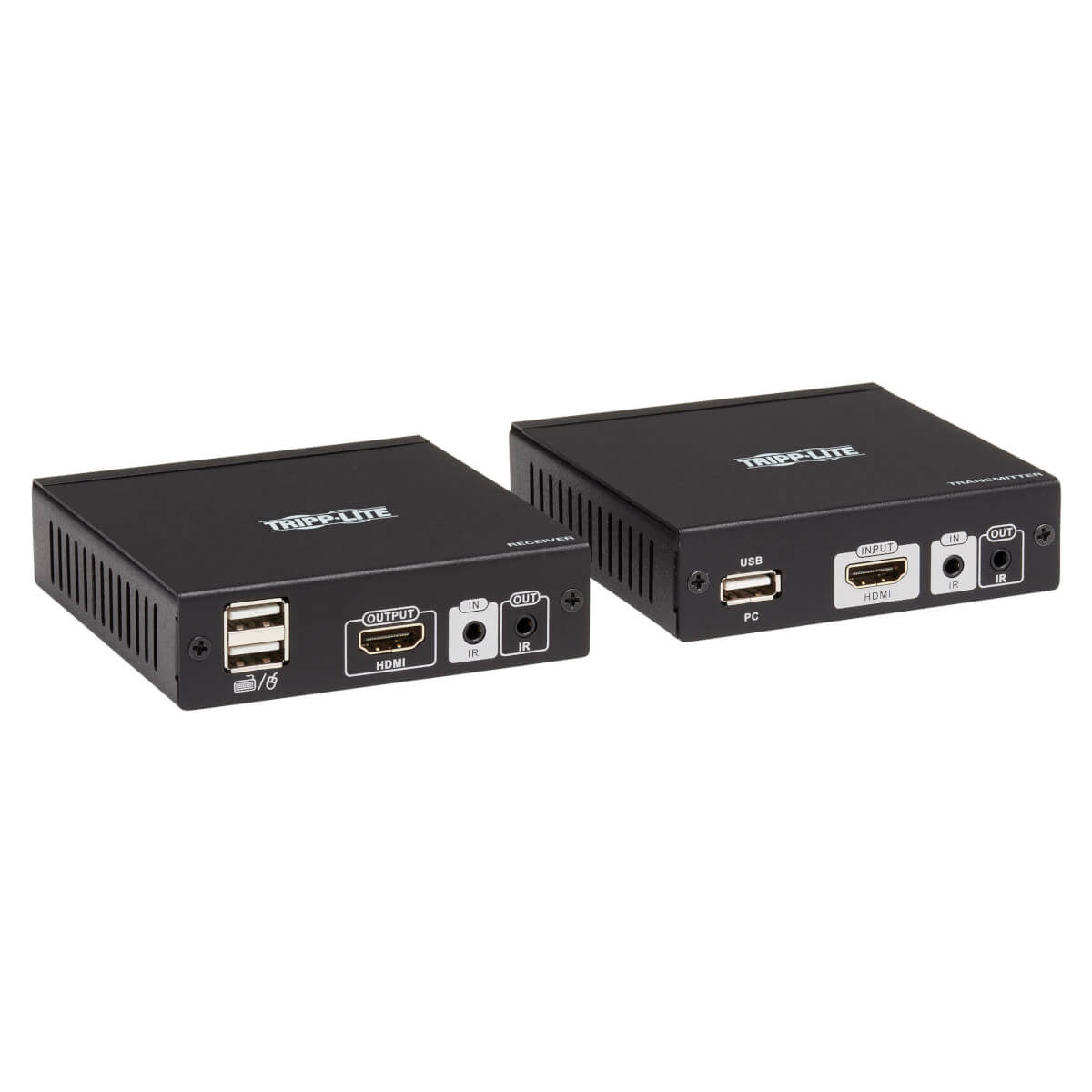 Tripp Lite B013-Hu-4K Hdmi Hdbaset Kvm Console Extender Over Cat6 - 2 Usb Ports, Ir, 4K 30 Hz (130 Ft.), 1080P (230 Ft.)