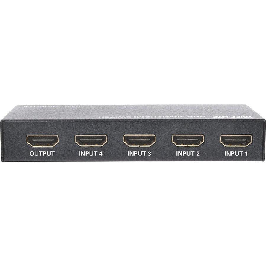 Tripp Lite B119-004-Uhd 4-Port Hdmi Switch With Remote Control - 4K 60 Hz, Uhd, 4:4:4, Hdr, 3D