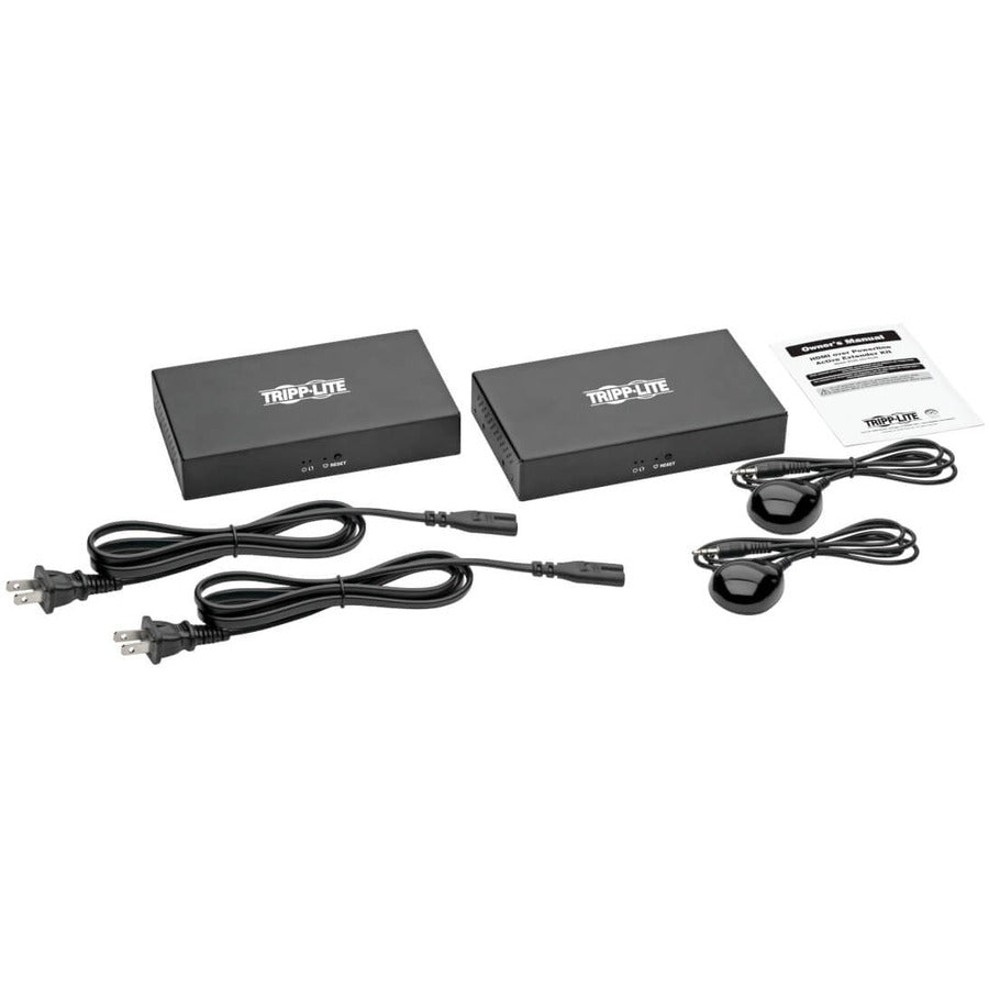 Tripp Lite B126-1A1-Plhd Av Extender Av Transmitter & Receiver Black