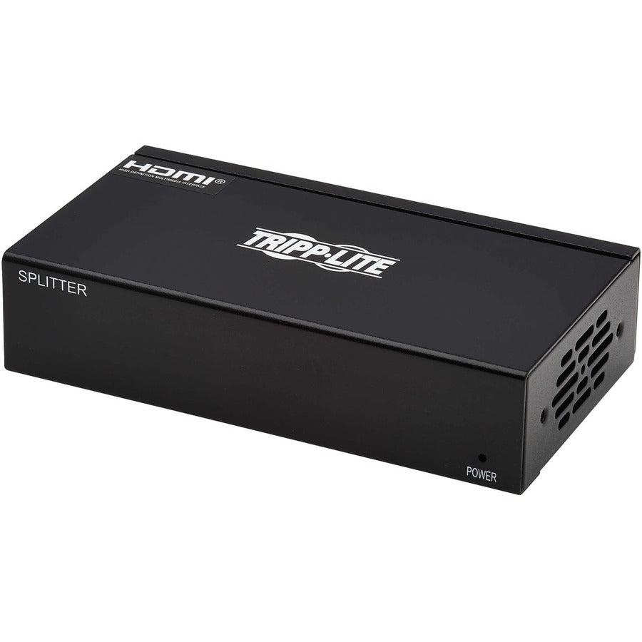 Tripp Lite B127A-002-Bhph2 2-Port Hdmi Over Cat6 Extender Kit, Splitter/2X Pigtail Receivers - 4K 60 Hz, Hdr, 4:4:4, Poc, 230 Ft. (70.1 M), Taa