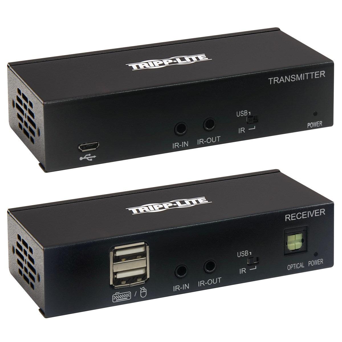 Tripp Lite B127A-1A1-Bhbh Hdmi Over Cat6 Extender Kit, Kvm Support, 4K 60Hz, 4:4:4, Usb/Ir, Poc, Hdr, Hdcp 2.2, 230 Ft., Taa