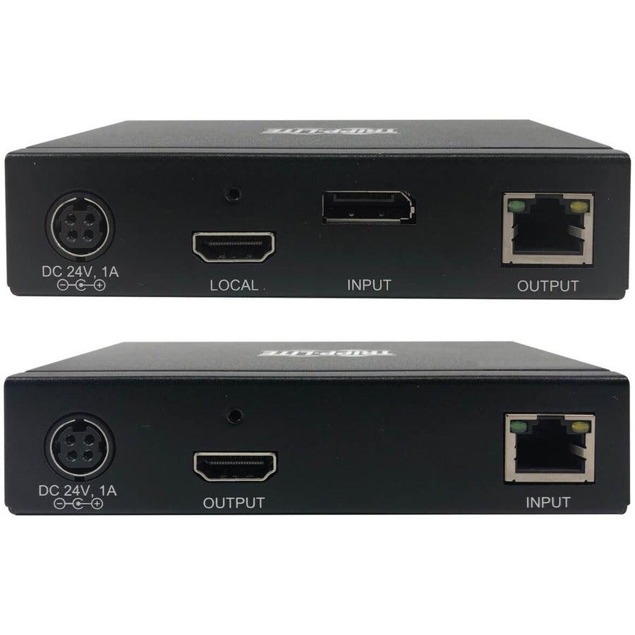 Tripp Lite B127A-1A1-Bdbh Displayport To Hdmi Over Cat6 Extender Kit, Kvm Support, 4K 60Hz, 4:4:4, Usb, Poc, Hdcp 2.2, 230 Ft., Taa