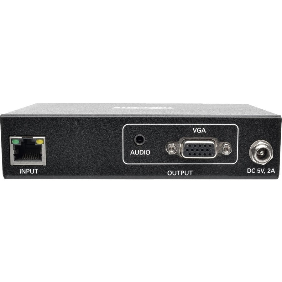 Tripp Lite B160-100-Vsi Vga Audio + Video Over Ip Extender Receiver Over Cat5/Cat6, Rs-232 Serial And Ir Control, 1920 X 1440, 328 Ft. (100 M), Taa