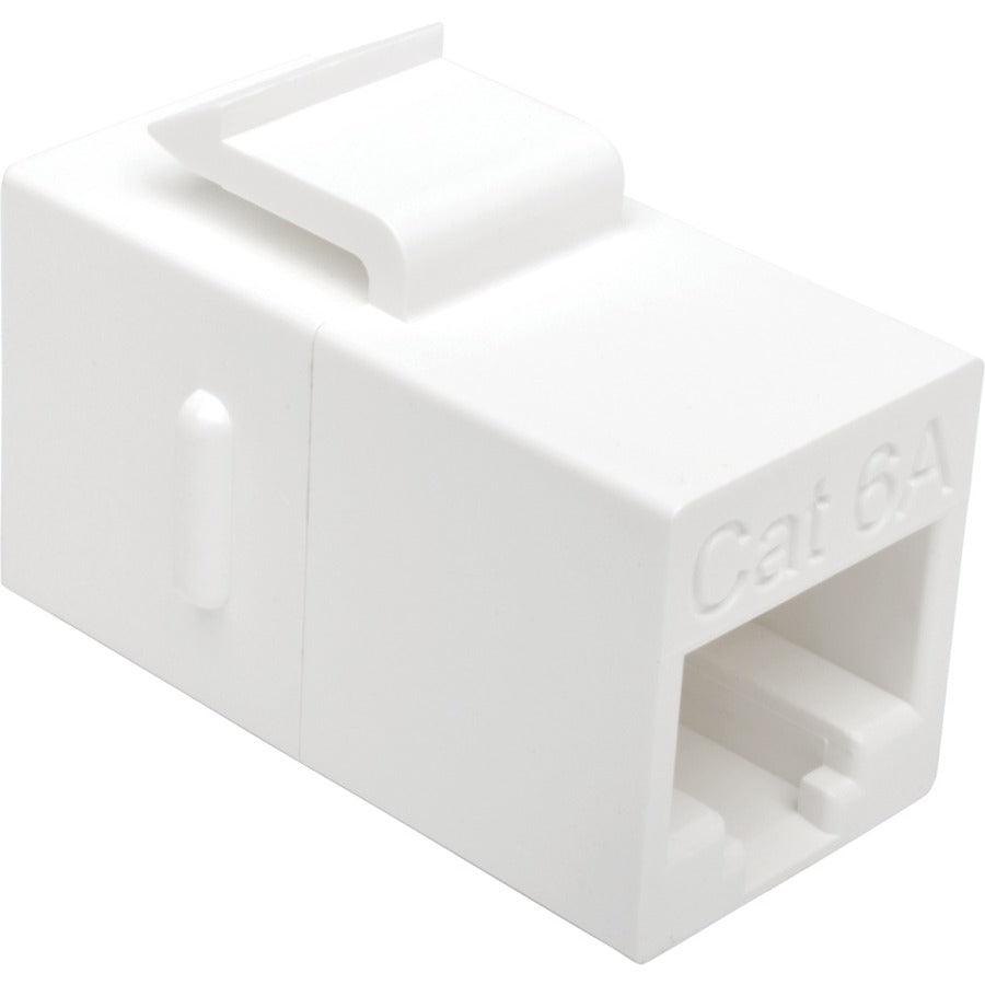 Tripp Lite Bhdbt-001-Ff Cat6A Straight-Through Modular In-Line Snap-In Coupler (Rj45 F/F), Taa