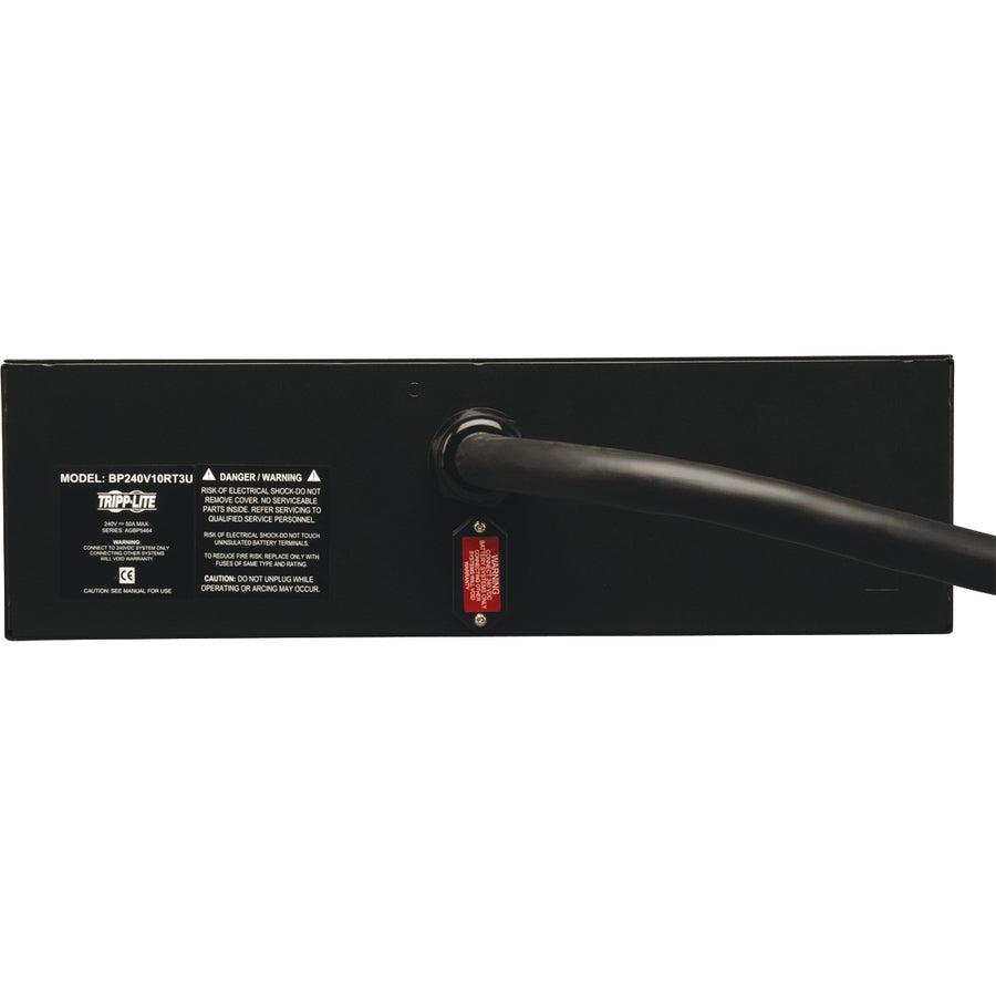 Tripp Lite Bp240V10Rt3U External 240V 3U Rack/Tower Battery Pack Enclosure + Dc Cabling For Select Ups Systems (Bp240V10Rt3U)