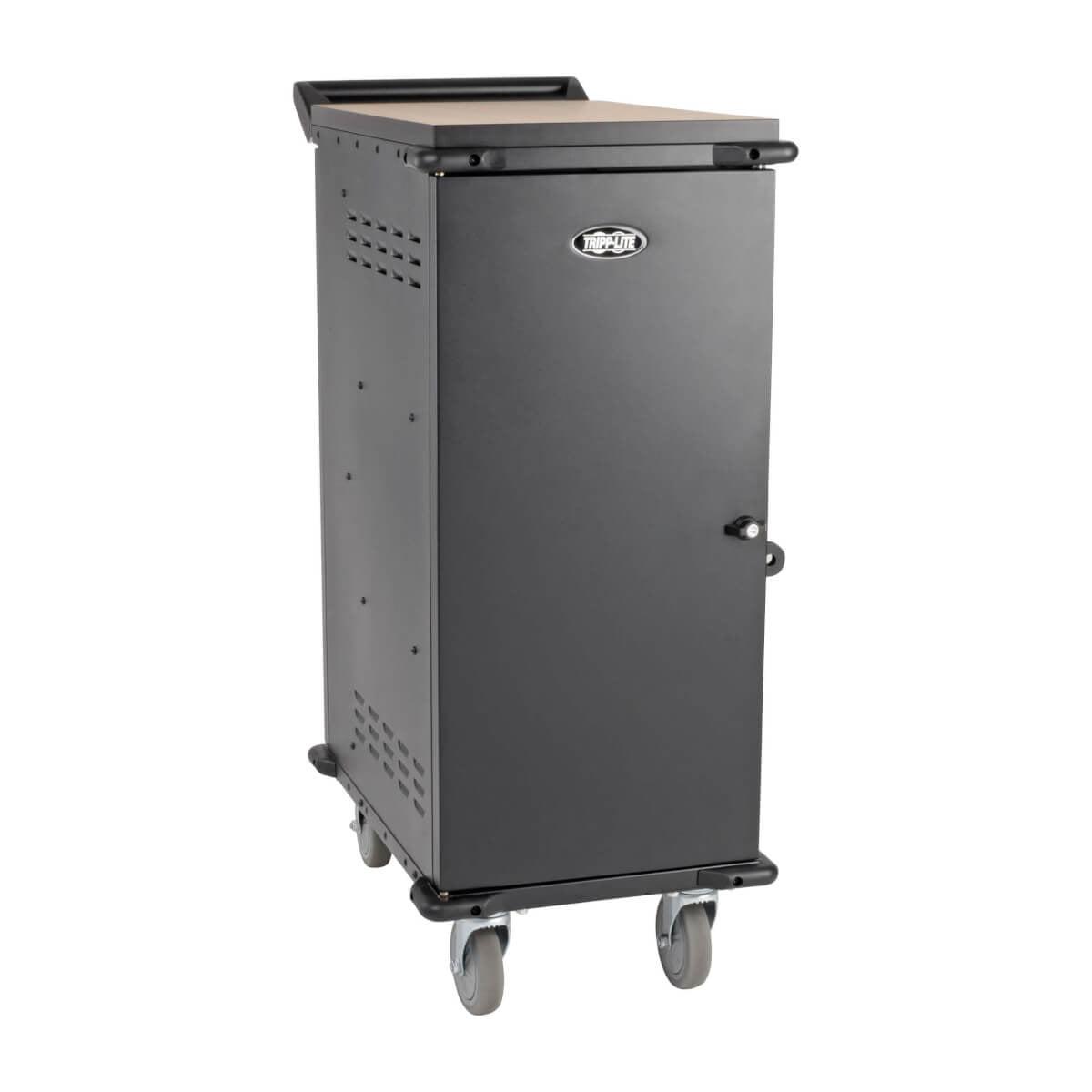 Tripp Lite Csc27Ac Portable Device Management Cart/Cabinet Black