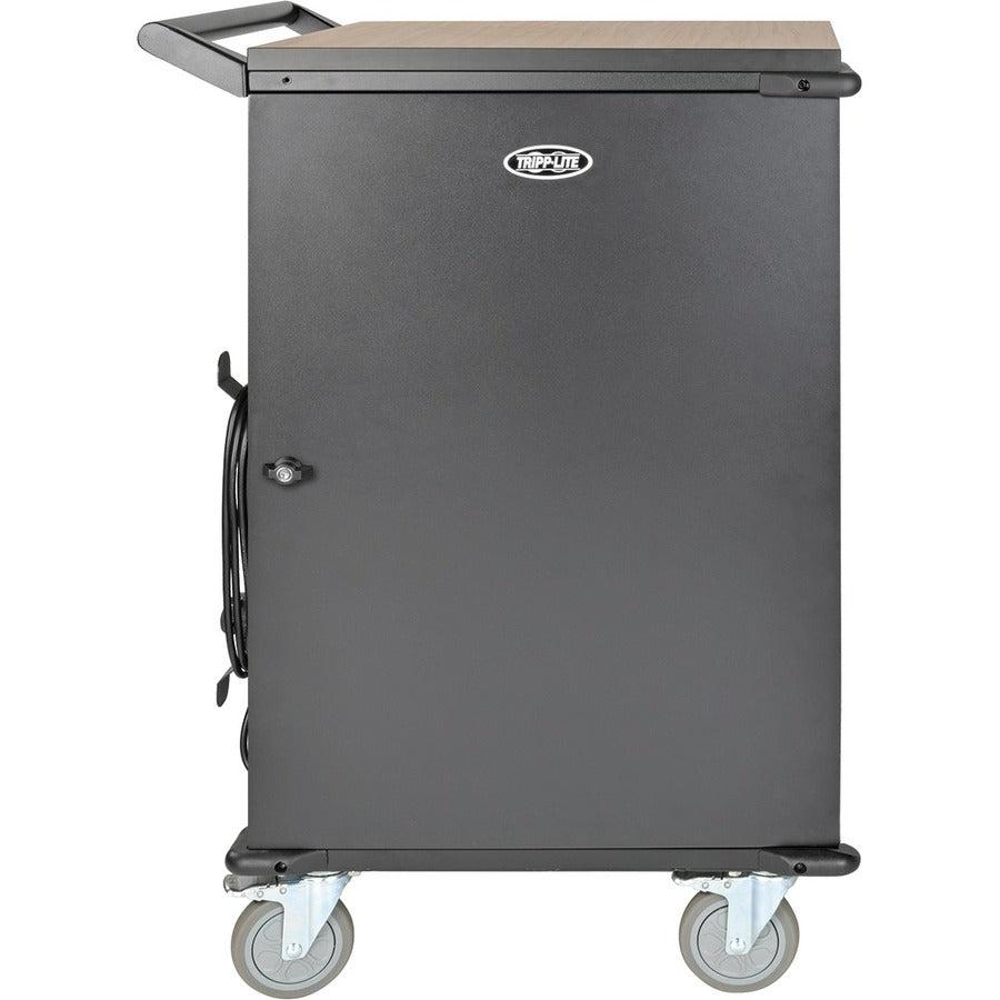 Tripp Lite Cscxb36Ac Multi-Device Charging Cart, 36 Ac Outlets, Chromebooks And Laptops, 230V, Bs 1363, Black