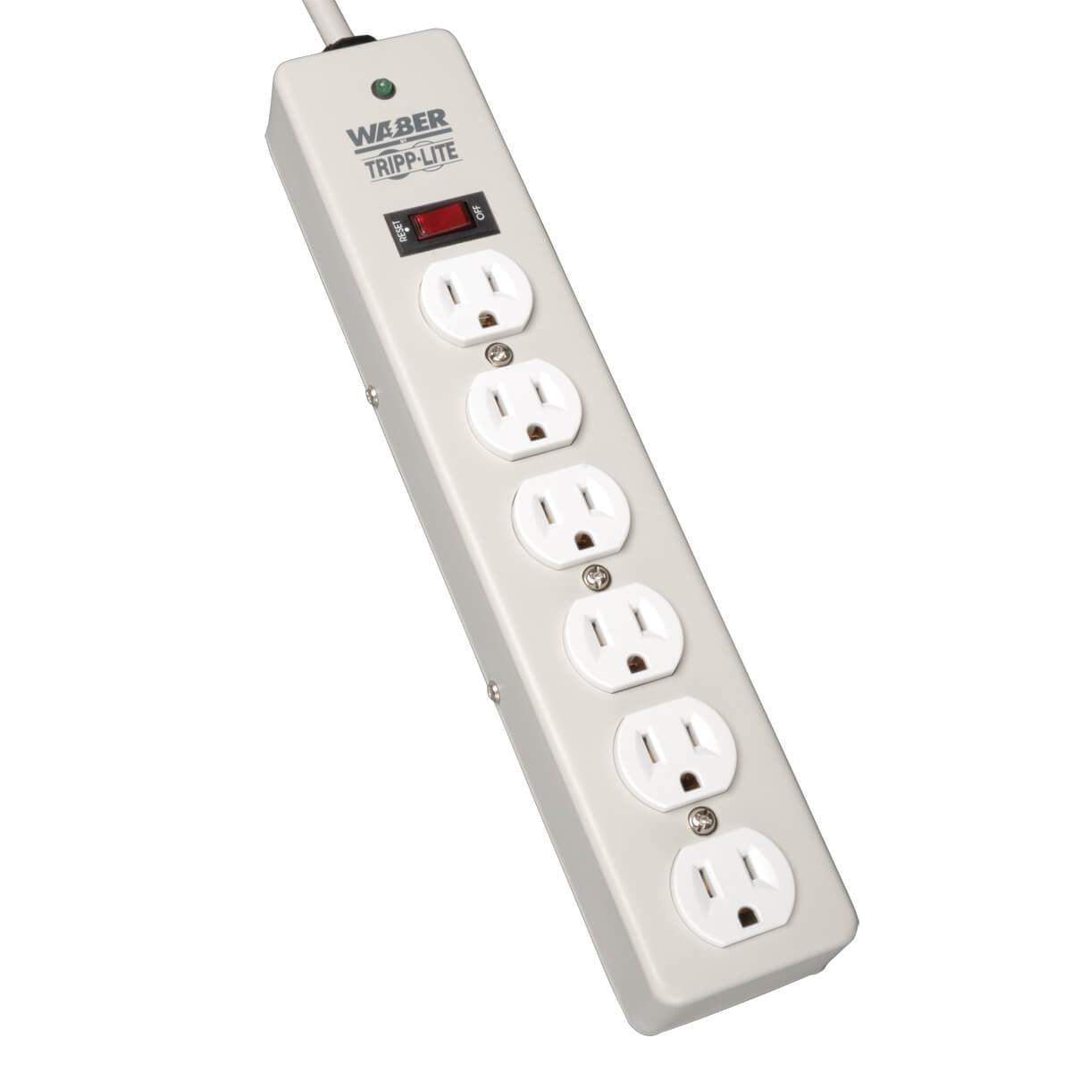 Tripp Lite Dg206 Surge Protector Grey 6 Ac Outlet(S) 120 V 1.8 M