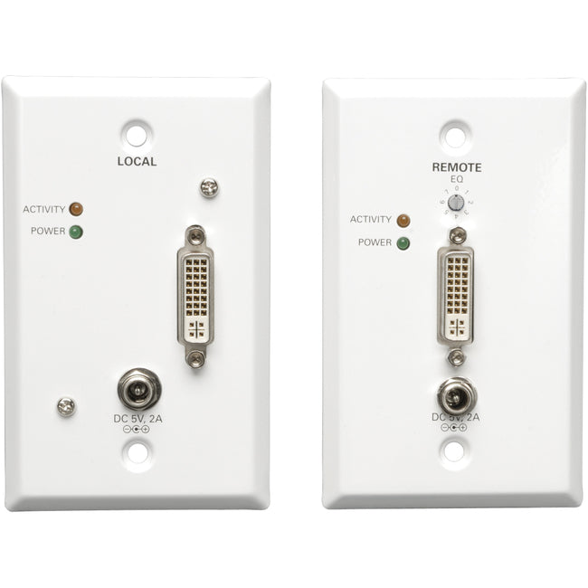 Tripp Lite Dvi Over Cat5/Cat6 Active Video Extender Wallplate Kit 1920 X 1080