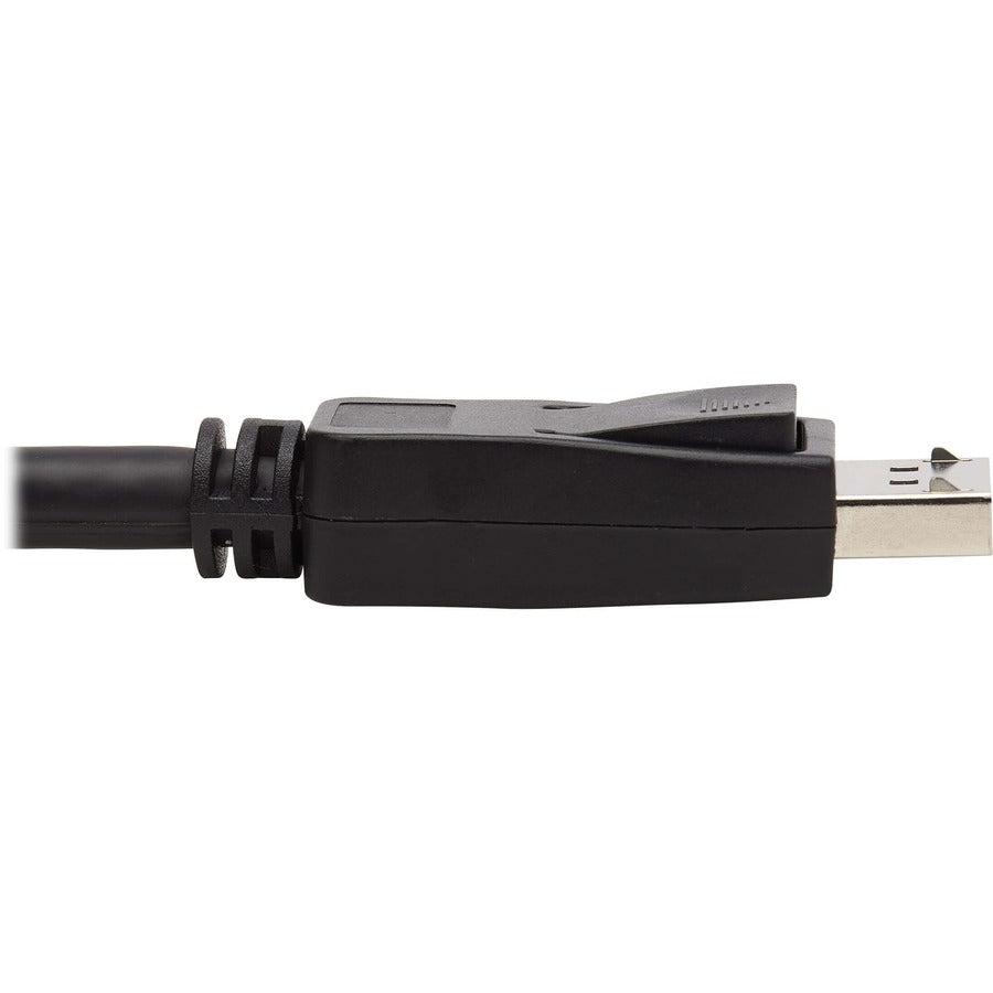 Tripp Lite Displayport Kvm Cable Kit - Dp, Usb, 3.5 Mm Audio (3Xm/3Xm) + Usb (M/M), 4K, 4:4:4, 10 Ft. (3.05 M), Black