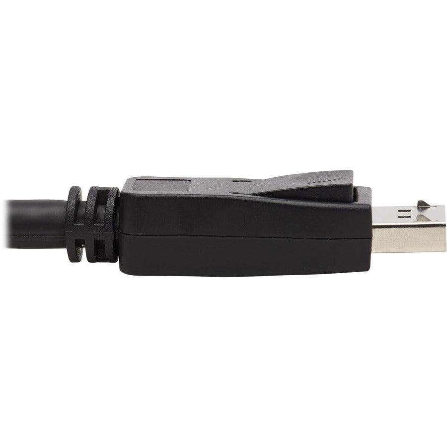 Tripp Lite Displayport Kvm Cable Kit - Dp, Usb, 3.5 Mm Audio (3Xm/3Xm) + Usb (M/M) + Dp (M/M), 4K, 6 Ft. (1.83 M), Black