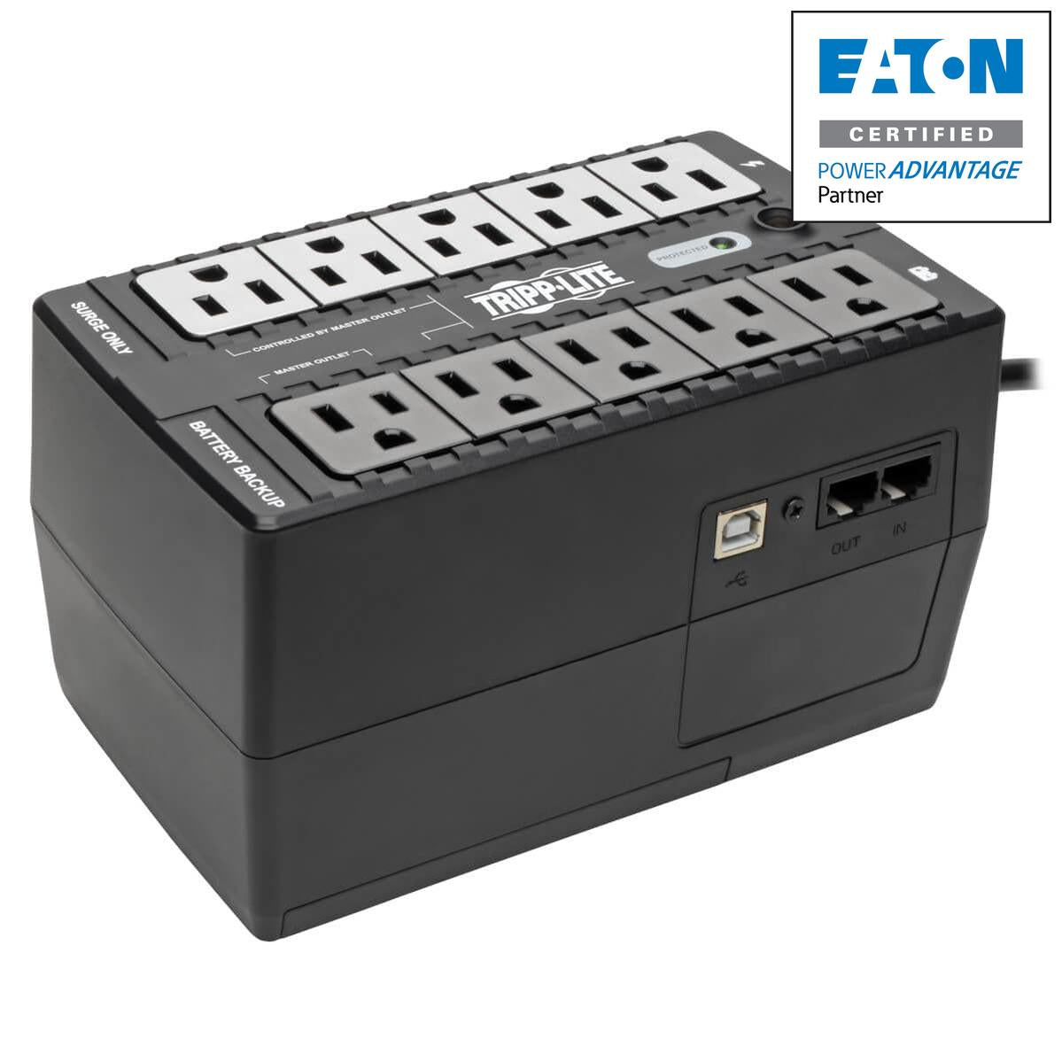 Tripp Lite Eco650Upsm Uninterruptible Power Supply (Ups) Standby (Offline) 0.65 Kva 325 W 10 Ac Outlet(S)