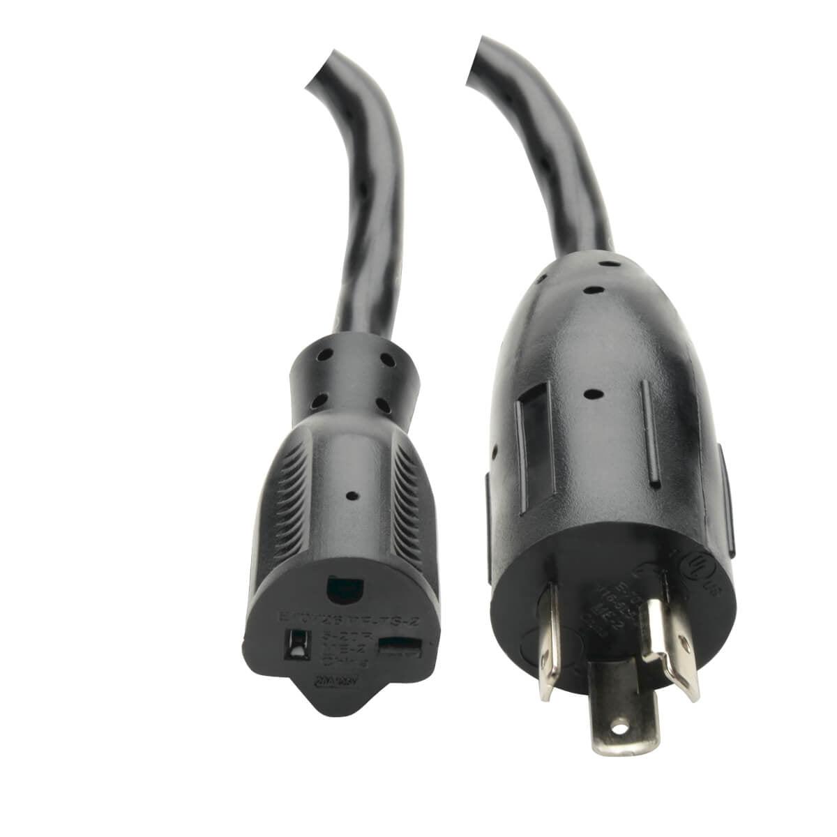 Tripp Lite Heavy-Duty Power Adapter Cord, 20A, 12Awg (Nema-L5-20P To Nema-5-20R), 6-In.