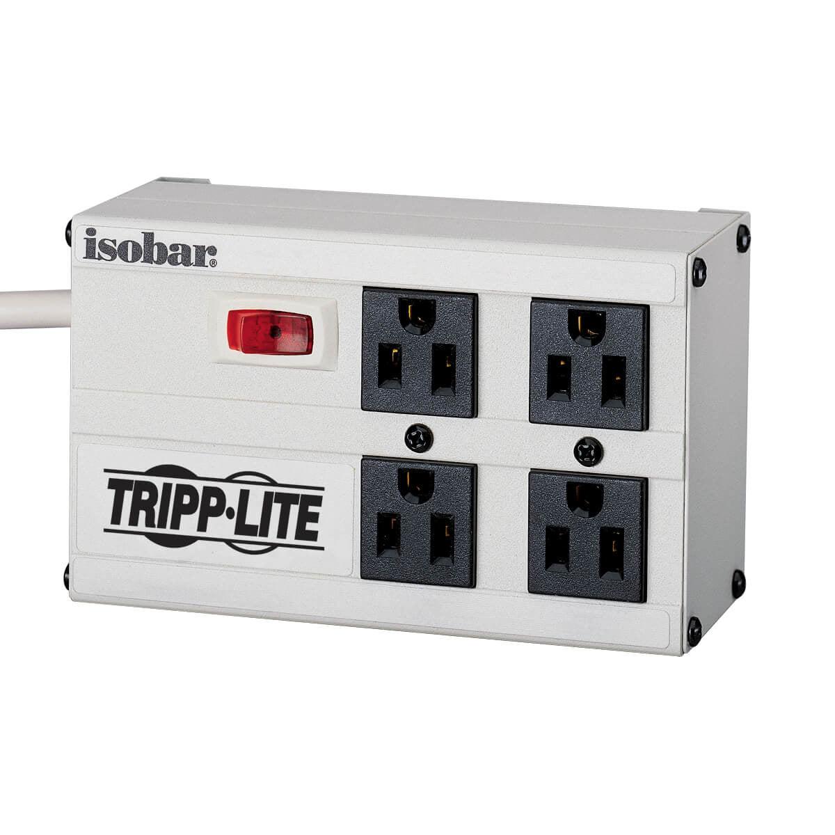 Tripp Lite Ibar4 Surge Protector White 4 Ac Outlet(S) 120 V 1.8 M