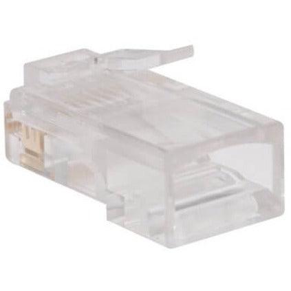 Tripp Lite N030-100 Rj45 Plugs For Round Solid / Stranded Conductor 4-Pair Cat5E Cable, 100-Pack