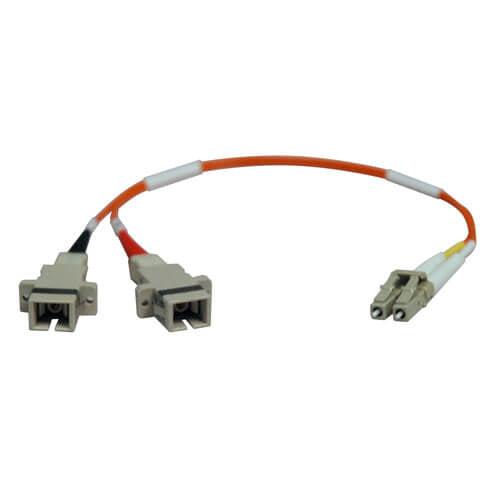 Tripp Lite N458-001-62 Duplex Multimode 62.5/125 Fiber Adapter (Lc-Sc M/F) 1 Ft. (0.31 M)