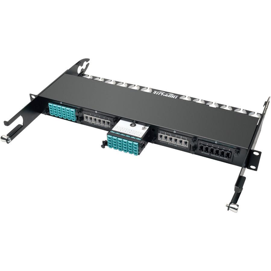 Tripp Lite N482-1M24-Lc12 100Gb/120Gb To 10Gb Breakout Cassette - 24-Fiber Om4 Mtp/Mpo ( Male With Pins ) To (X12) Lc