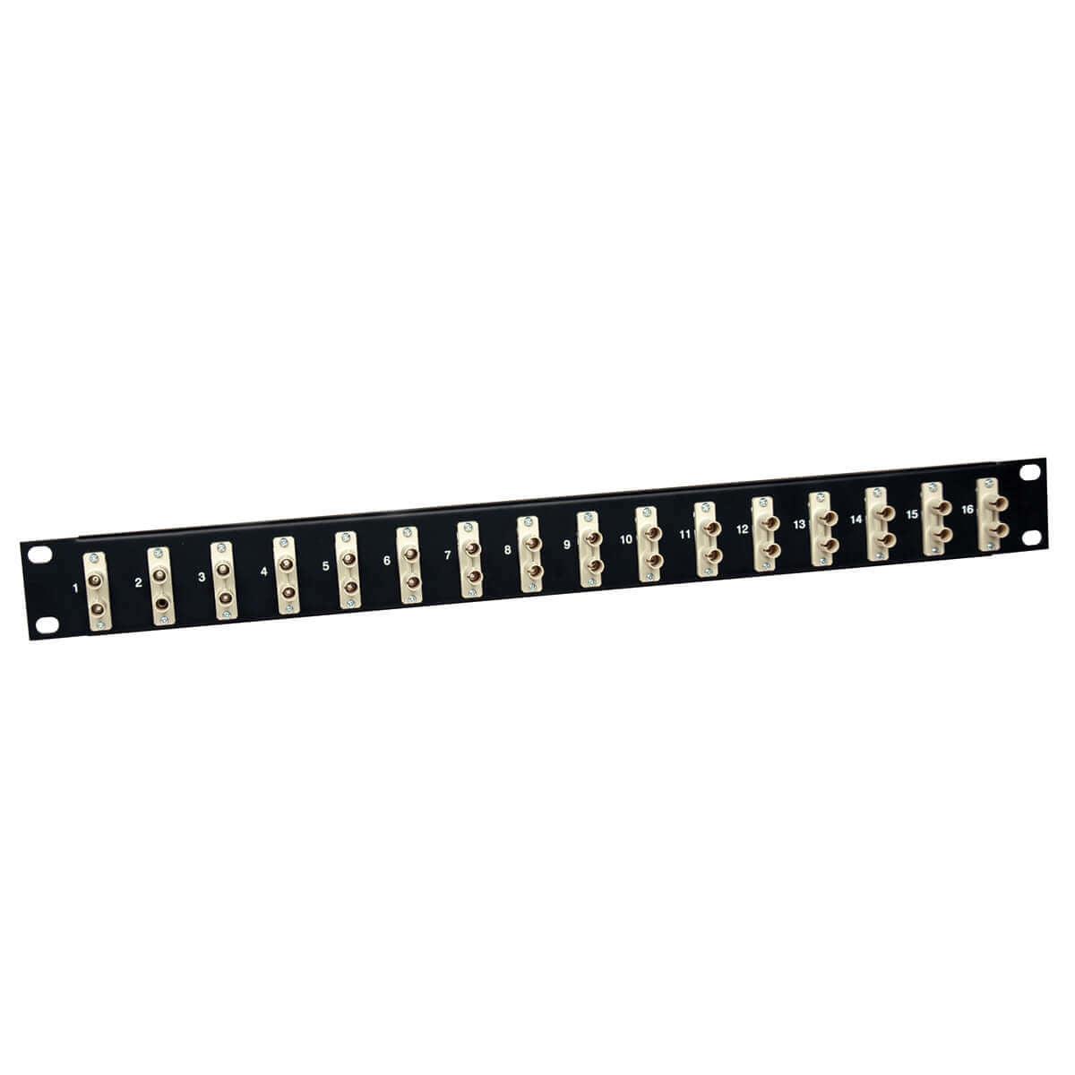Tripp Lite N490-016-Stst 16-Port Fiber Patch Panel, 1U (St/St), Multimode Or Singlemode