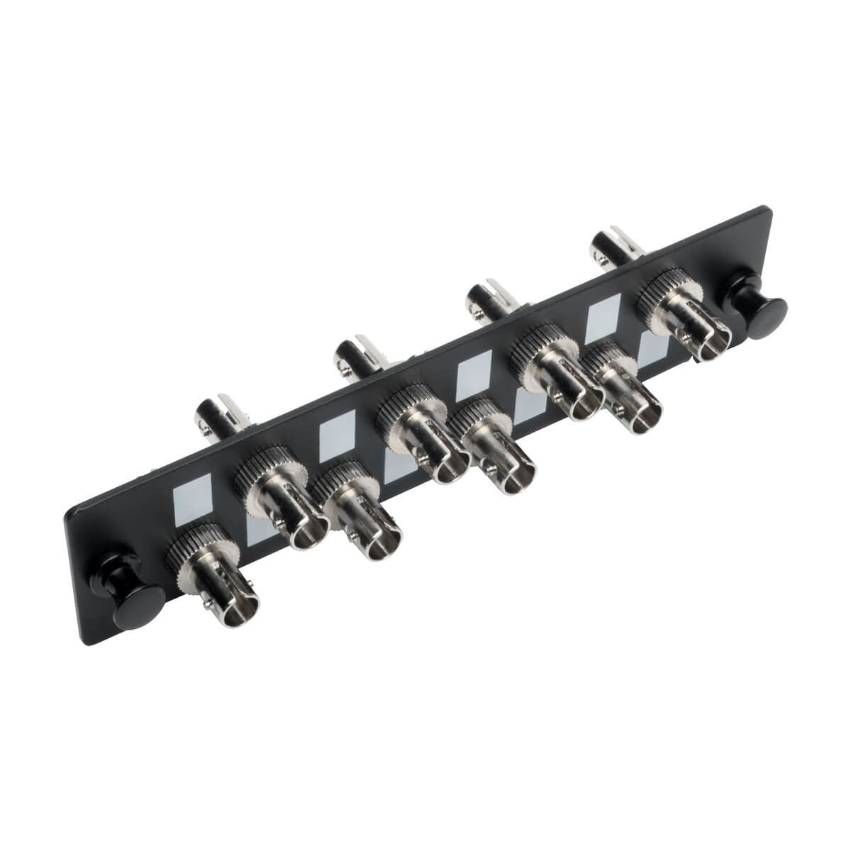 Tripp Lite N492-08S-St High-Density Fiber Adapter Panel (Mmf/Smf), 8 St Simplex Connectors, Black
