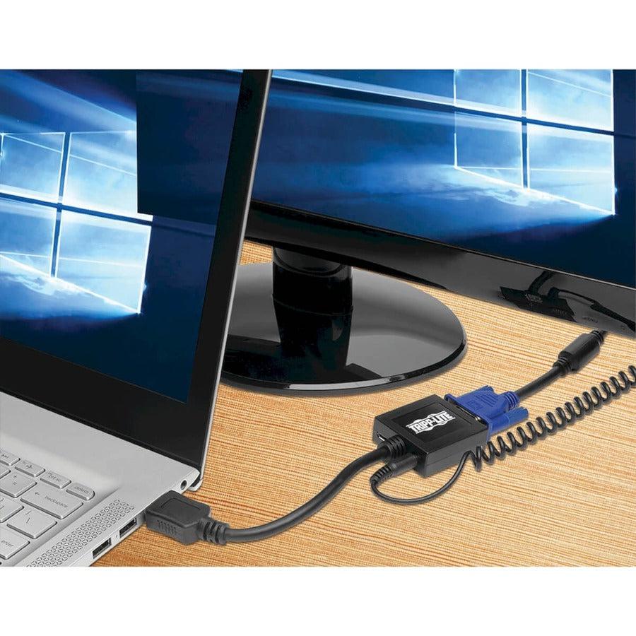 Tripp Lite P131-06N Hdmi To Vga With Audio Converter Cable Adapter For Ultrabook/Laptop/Desktop Pc, (M/F), 6-In. (15.24 Cm)