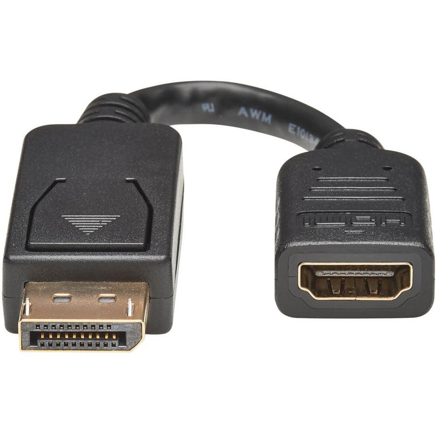 Tripp Lite P136-000 Displayport To Hdmi Adapter Video Converter (M/F), 6-In. (15.24 Cm)