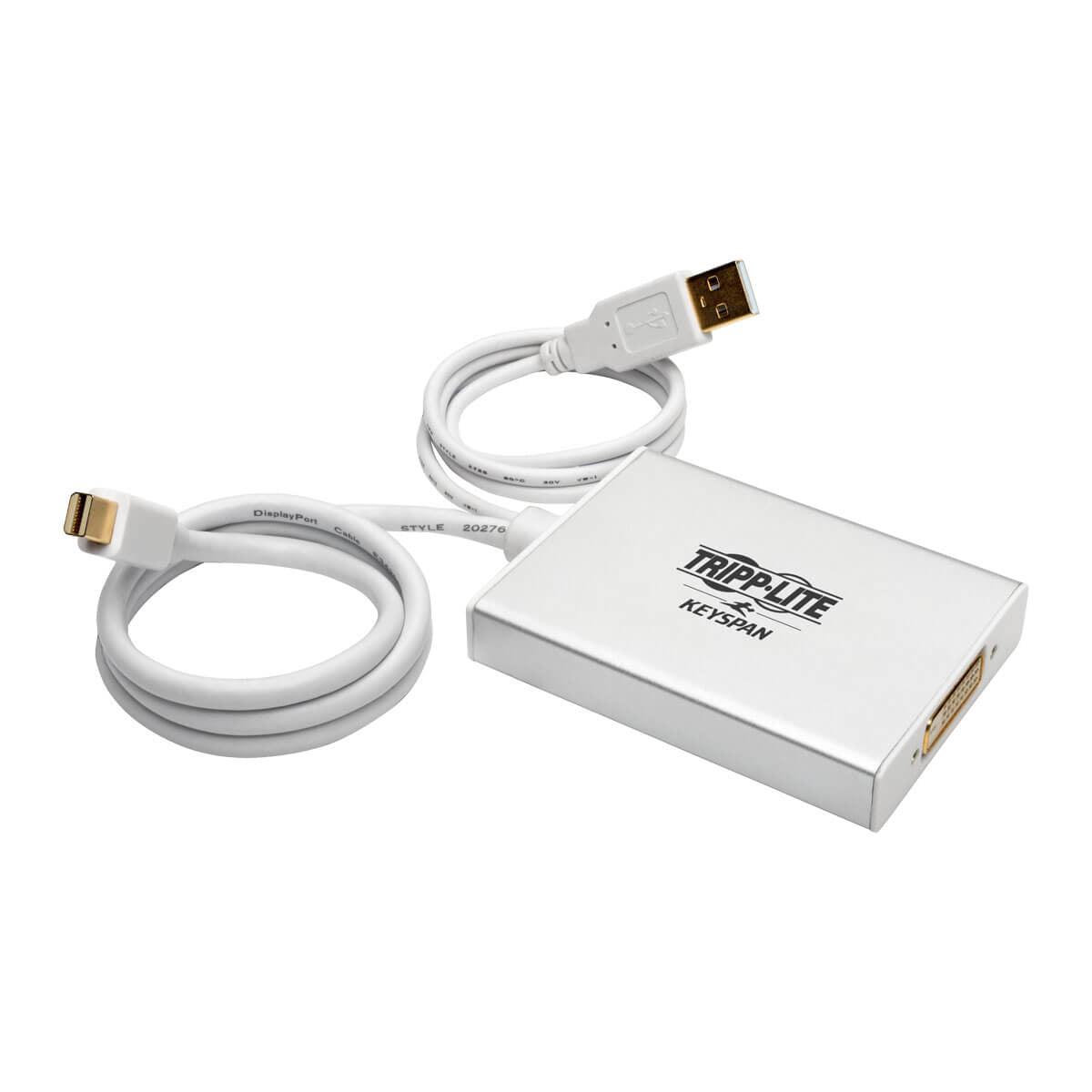 Tripp Lite P137-06N-Dvi-Dl Mini Displayport To Dvi Dual-Link Active Adapter Video Converter (M/F), 6-In. (15.24 Cm)