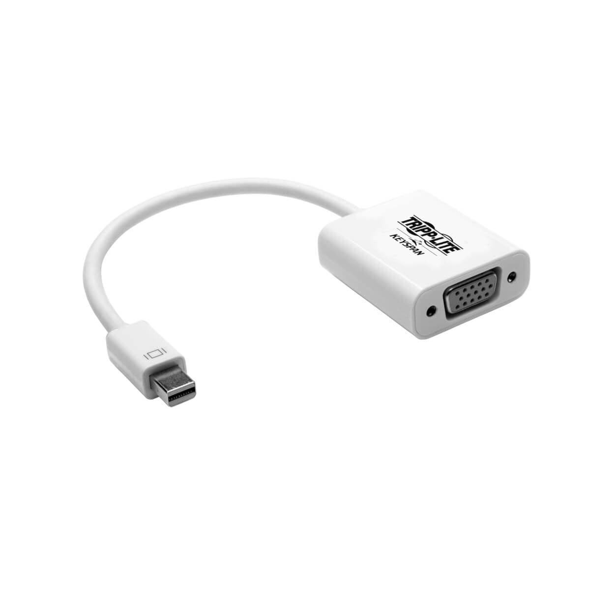Tripp Lite P137-06N-Vga-V2 Keyspan Mini Displayport To Active Vga Adapter, Video Converter, Dp1.2, (M/F), White, 6-In. (15.24 Cm)