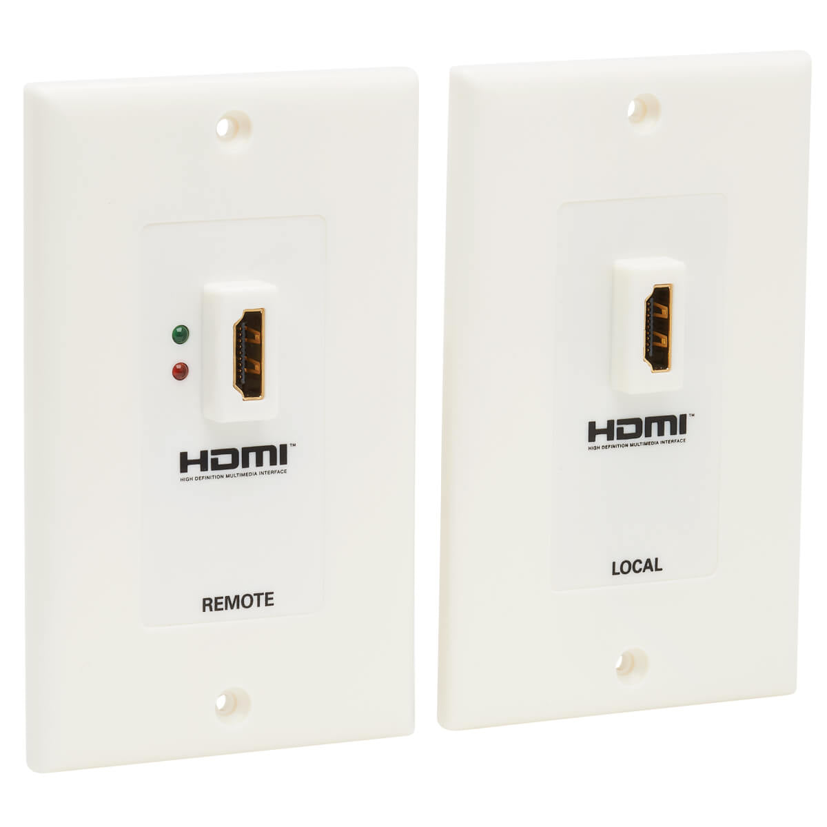 Tripp Lite P167-000 Hdmi Over Dual Cat5/Cat6 Extender Wall Plate Kit With Transmitter And Receiver, Taa