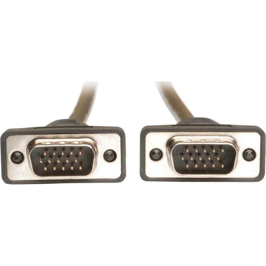 Tripp Lite P502-015-Sm Low-Profile Vga High-Resolution Rgb Coaxial Cable (Hd15 M/M)), 15 Ft. (4.57 M)